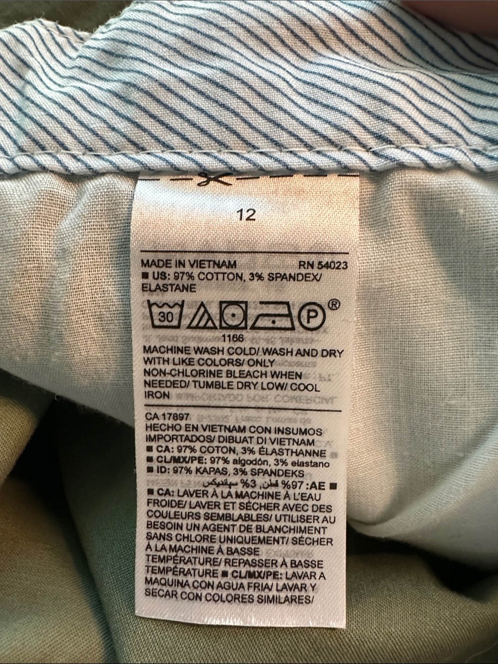 Old Navy Olive Green and Black Chino Shorts Set - Picture 3 of 3